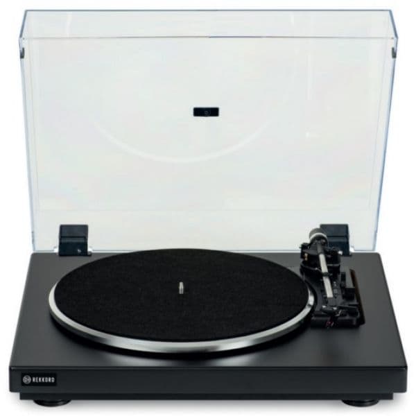 Gira-Discos Rekkor Audio Gira-discos Totalmente Automático F300, Sub-chassi Flutuante ( Black )