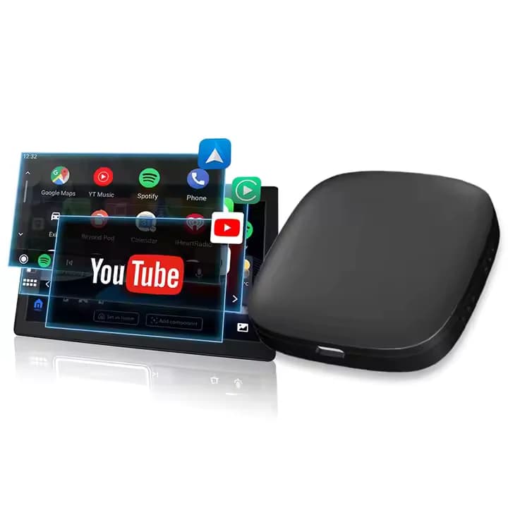 Box adaptador Wireless Carplay e Android 13 / 2+16GB Wi-Fi 6