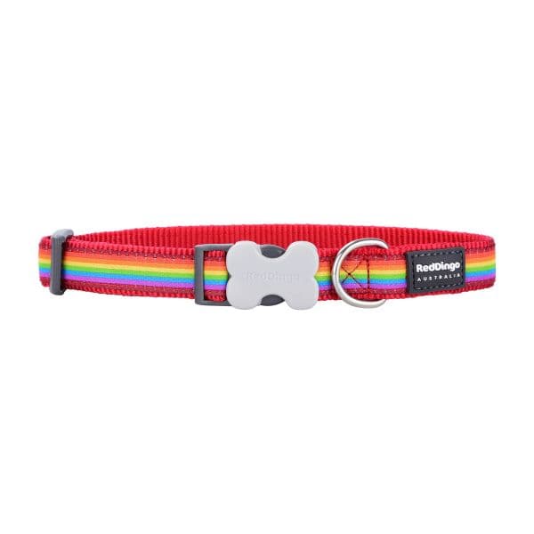 Red Dingo Coleira Rainbow Multicolor 20-32 cm
