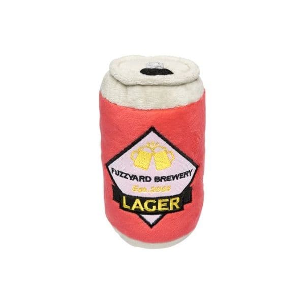 Fuzzyard Brinquedo Cão Peluche Cerveja