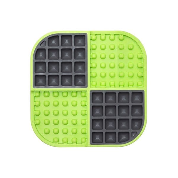 Lickimat Comedouro para Cão Slomo Verde 20x20 Cm