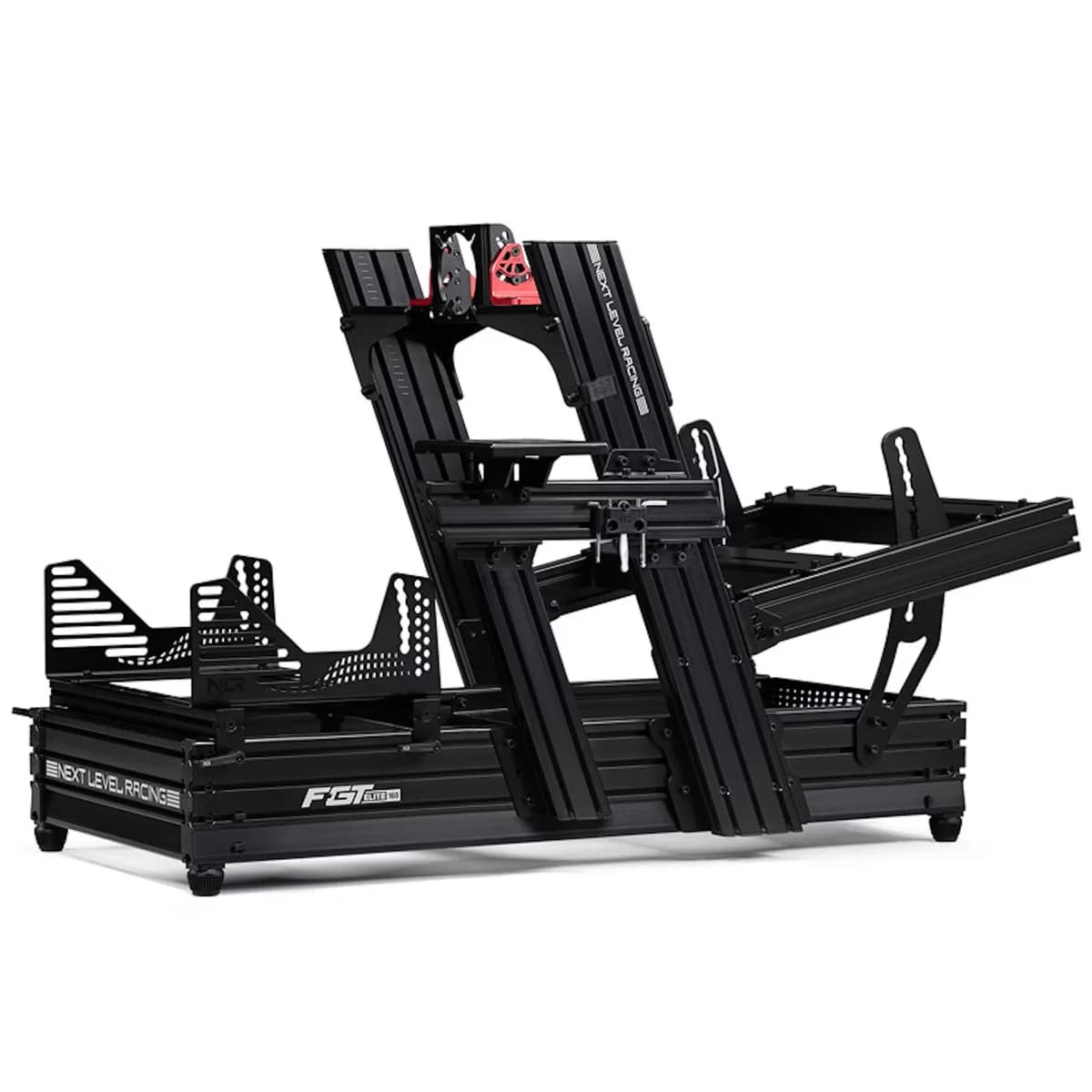 Next Level Racing F-GT Elite 160 Black Edition Cabine Racing de Montagem Frontal e Lateral