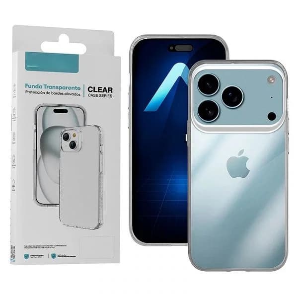 Capa para iPhone 17 Pro Silicone Clear