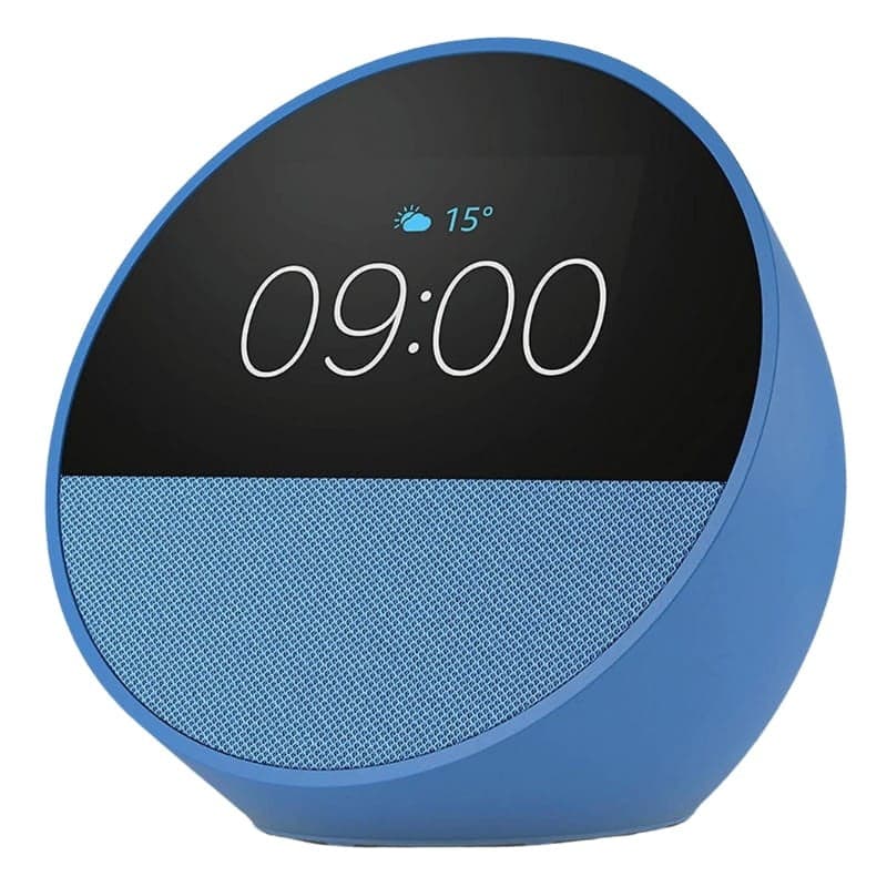 Assistente Virtual Amazon Alexa Echo Spot 2024 Azul