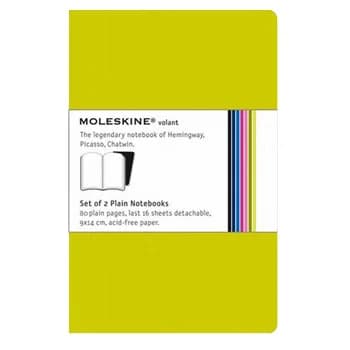 Volant XS Pautado Moleskine Verde Claro Pack 2un