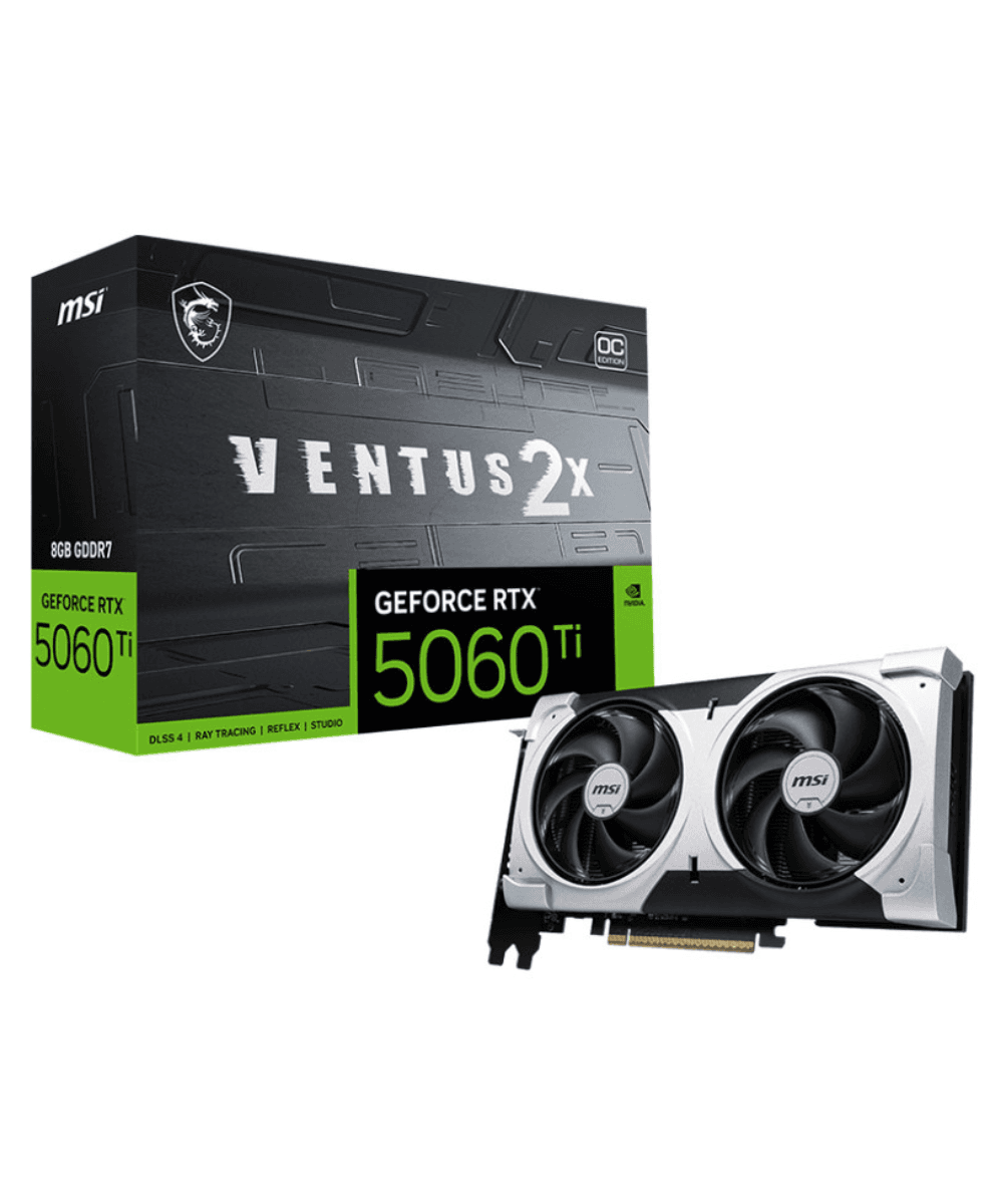 MSI GeForce RTX 5060 Ti Ventus 2X OC Plus 8GB GDDR7 DLSS4