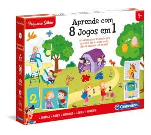 Clementoni Aprende com 8 Jogos em 1