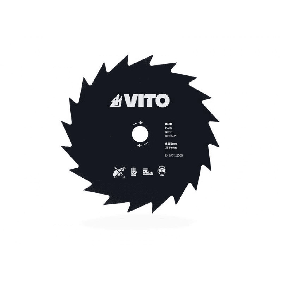Vito Disco de Corte de Erva 20 Dentes - VIDCE20