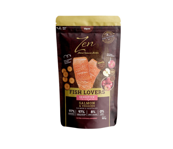 Zen- Wet Dog No Grain- Salmão 100 g