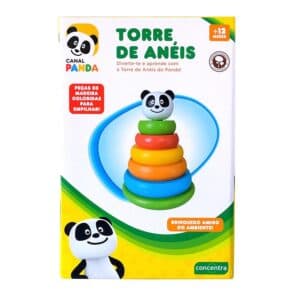 Panda Torre de Empilhar Madeira