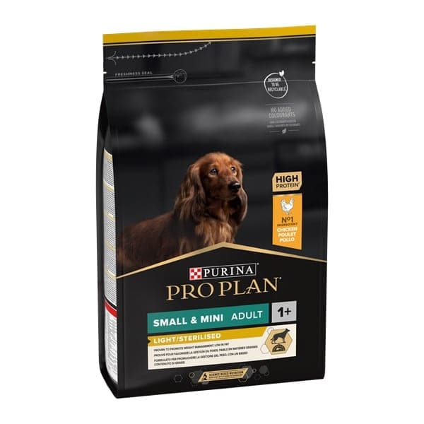 Purina Pro Plan Adult Small & Mini Light/Sterilised Chicken 3Kg