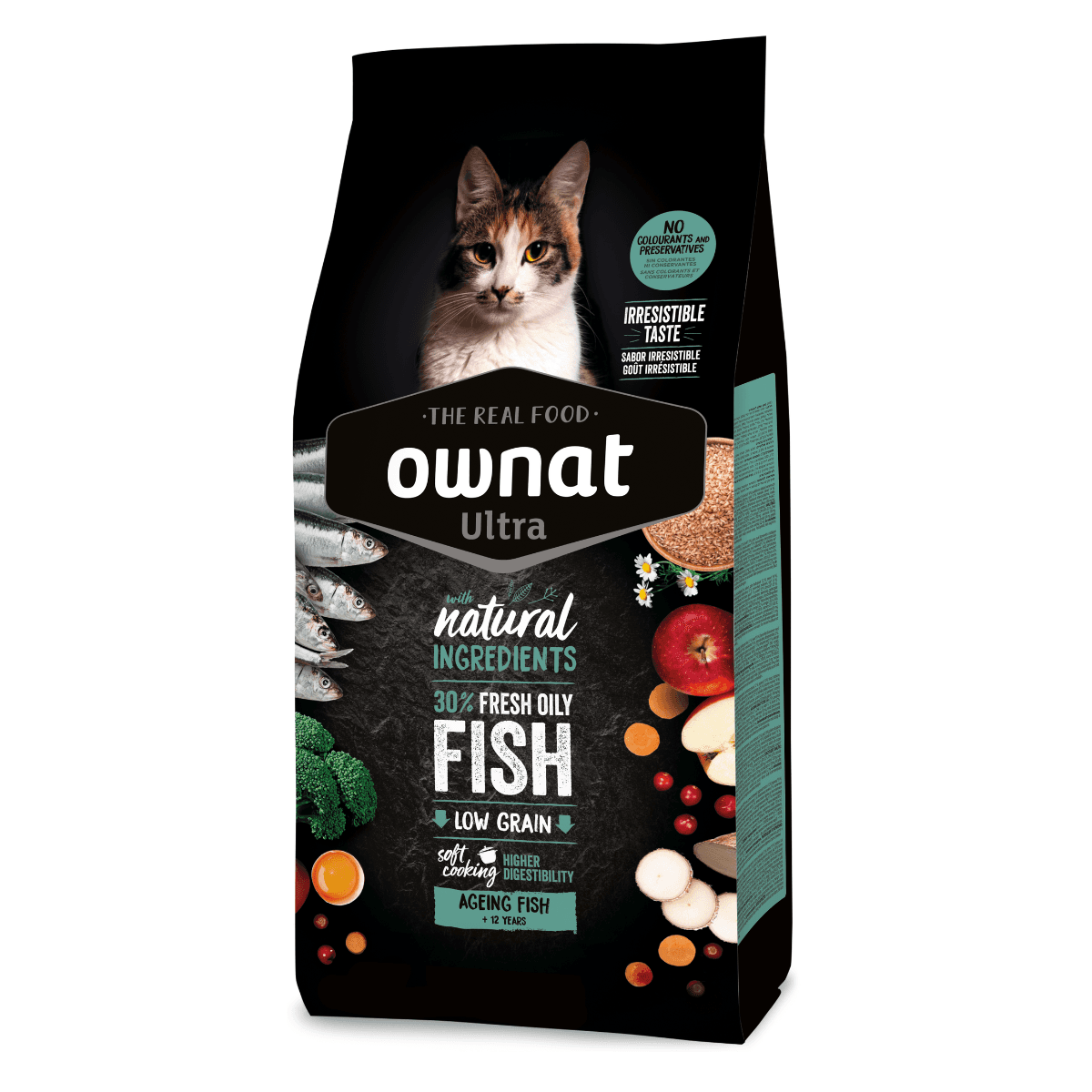 Ownat Ultra Gato Ageing Fish (+12 anos) 1,5 kg
