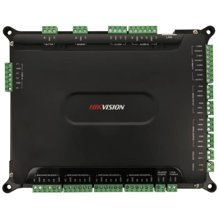 Hikvision Controlador de Acesso DS-K2602T Multi-identificação Facial Impressão digital Cartão QR PIN