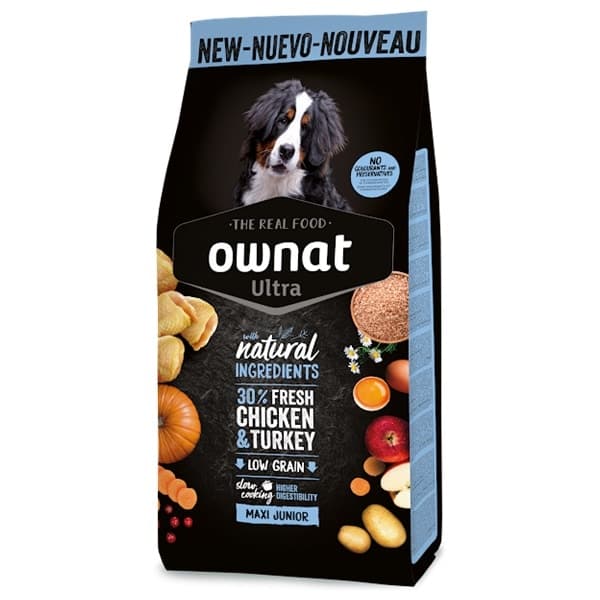 Ownat Ultra Maxi Junior Chicken & Turkey 12Kg
