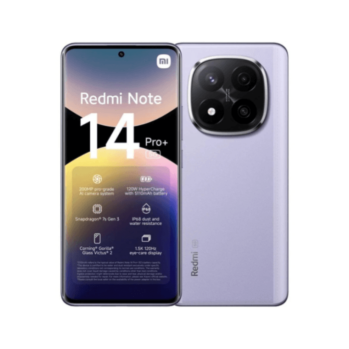 Xiaomi Redmi Note 14 Pro+ (Plus) 5G 6.67" Dual SIM 8GB/256GB Lavender Purple